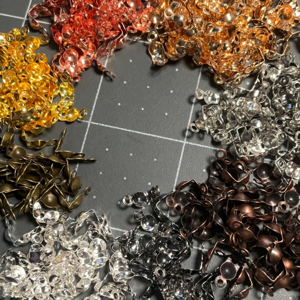 FoldOver Crimp beads (50+)